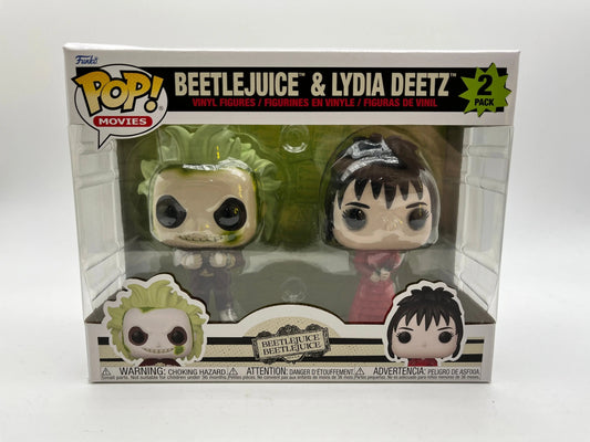 Funko POP! Movies BettleJuice - BettleJuice & Lydia Deetz (2 pack) FRENLY BRICKS - Open 7 Days