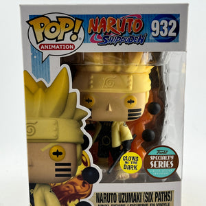 Funko POP! Animation Naruto Shippuden - Naruto Uzumaki (Six Paths) #932 - Glow Specialty Series FRENLY BRICKS - Open 7 Days