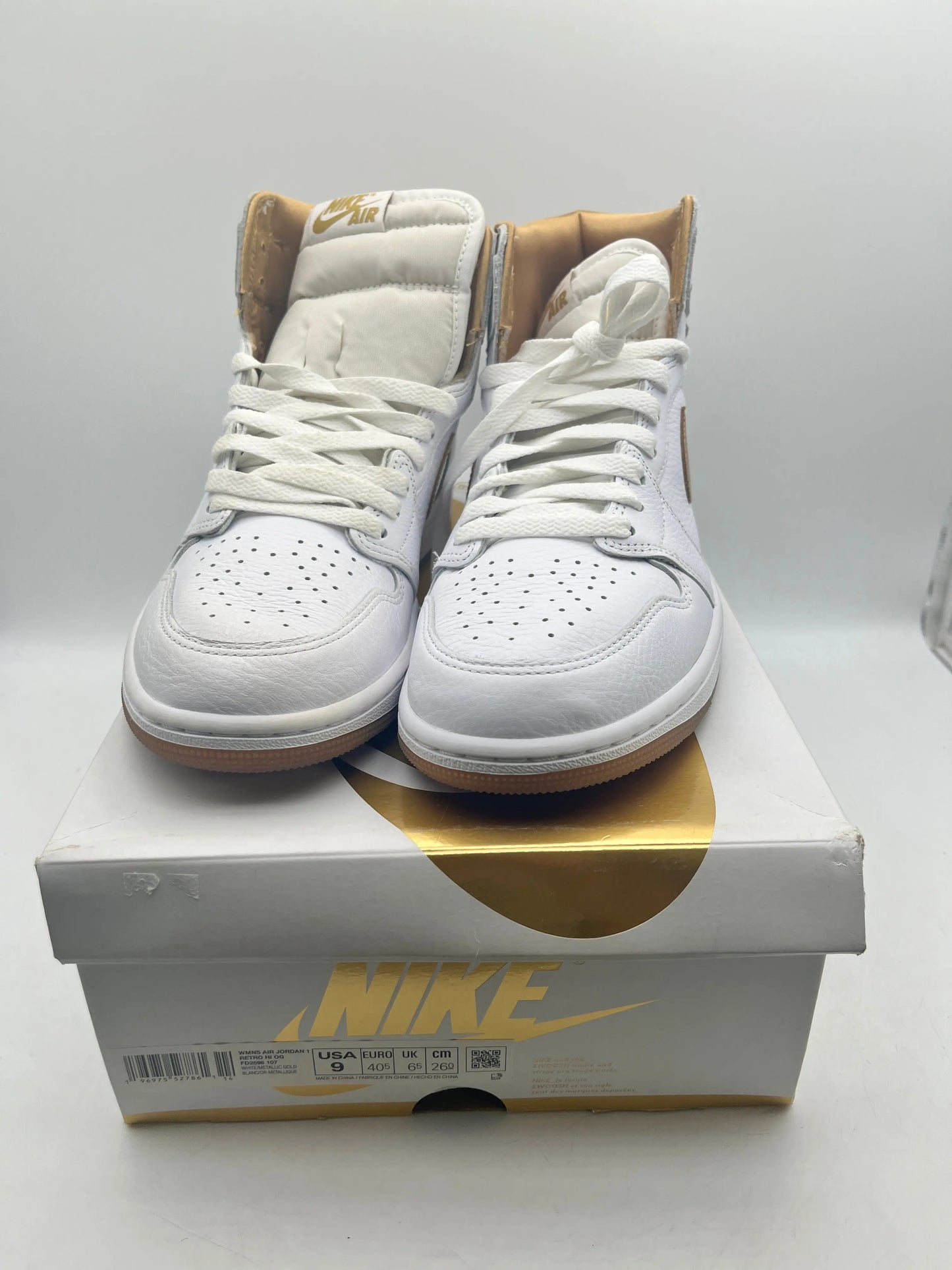 Air Jordan 1 Retro OG High Metallic Gold W (FD2596-107) - UK 6.5 - New Condition FRENLY BRICKS - Open 7 Days