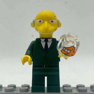 LEGO The Simpsons Minifigure - Mr. Burns inc Fish Bowl - (Genuine) FRENLY BRICKS - Open 7 Days
