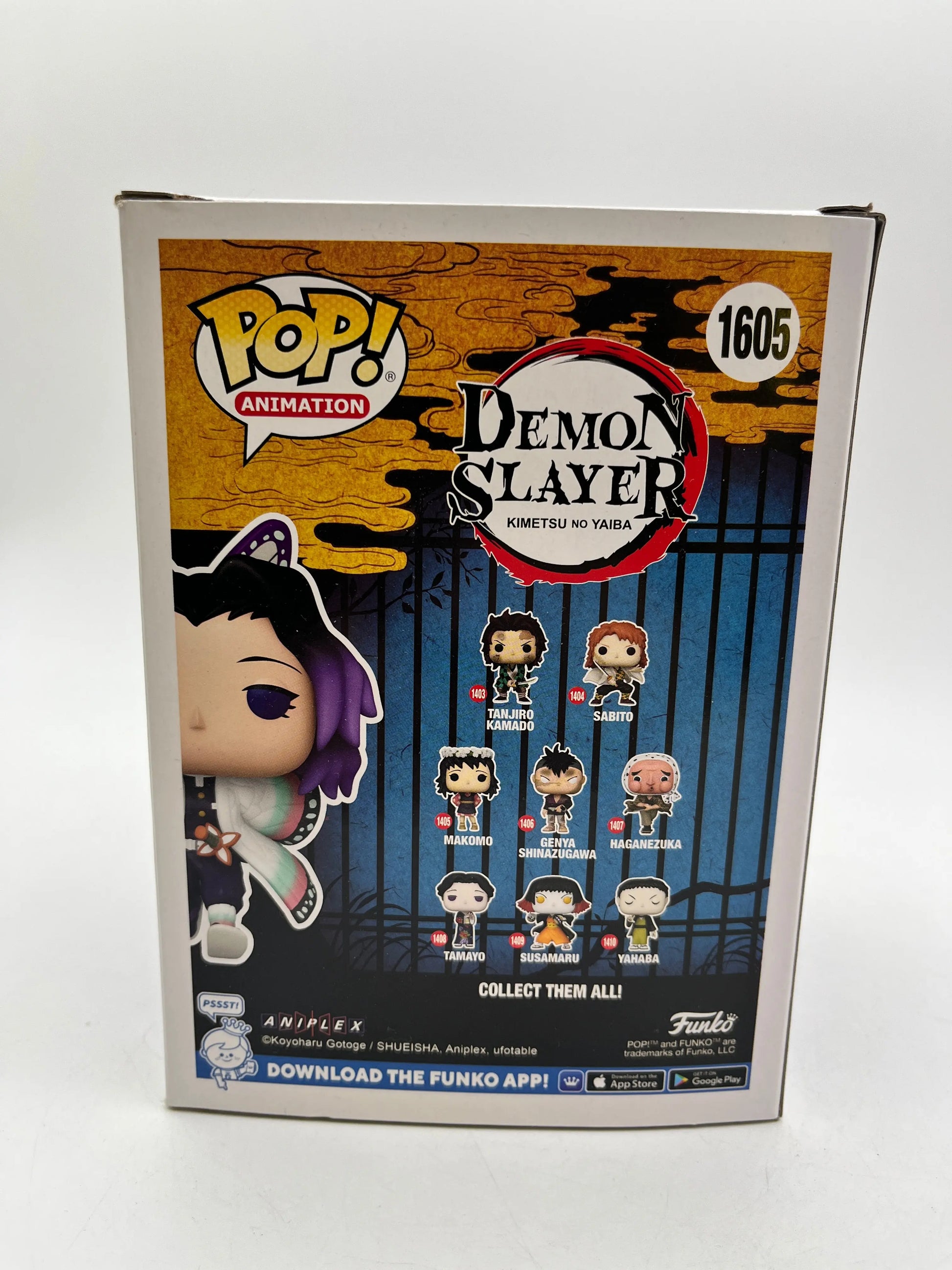 Funko POP! Animation Demon Slayer Shinobu Kocho #1605 - Limited Edition 2024 FRENLY BRICKS - Open 7 Days