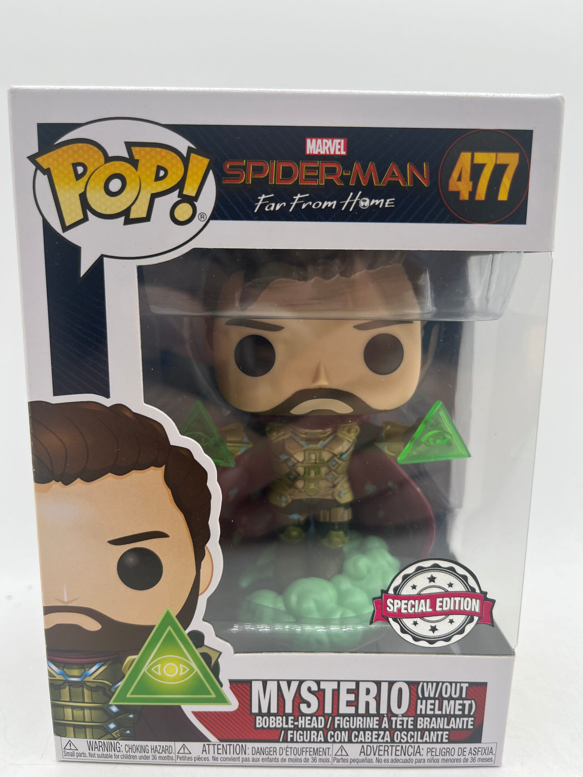 Funko Pop! Spider-Man Far from Home Mysterio Without Helmet #477 - photo 1 image 1
