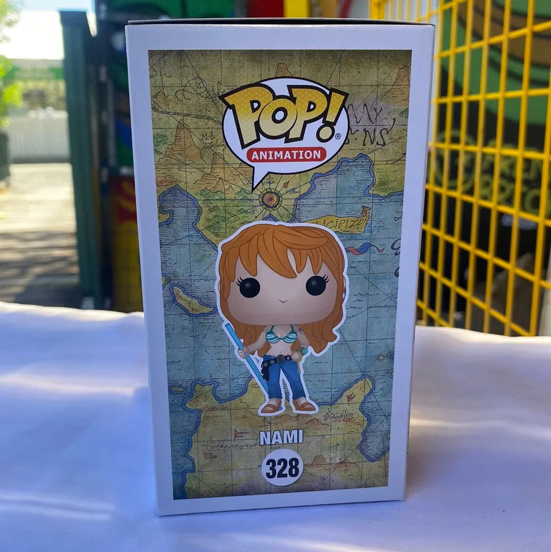 FUNKO Pop Vinyl 328 Nami (Signed and Autographed, COA Included) - FRENLY BRICKS - Open 7 Days