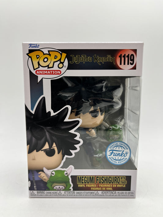 Funko POP! Animation JuJutsu Kaisen - Megumi Fushiguro With Toads #1119 - Vinyl Collectable FRENLY BRICKS - Open 7 Days