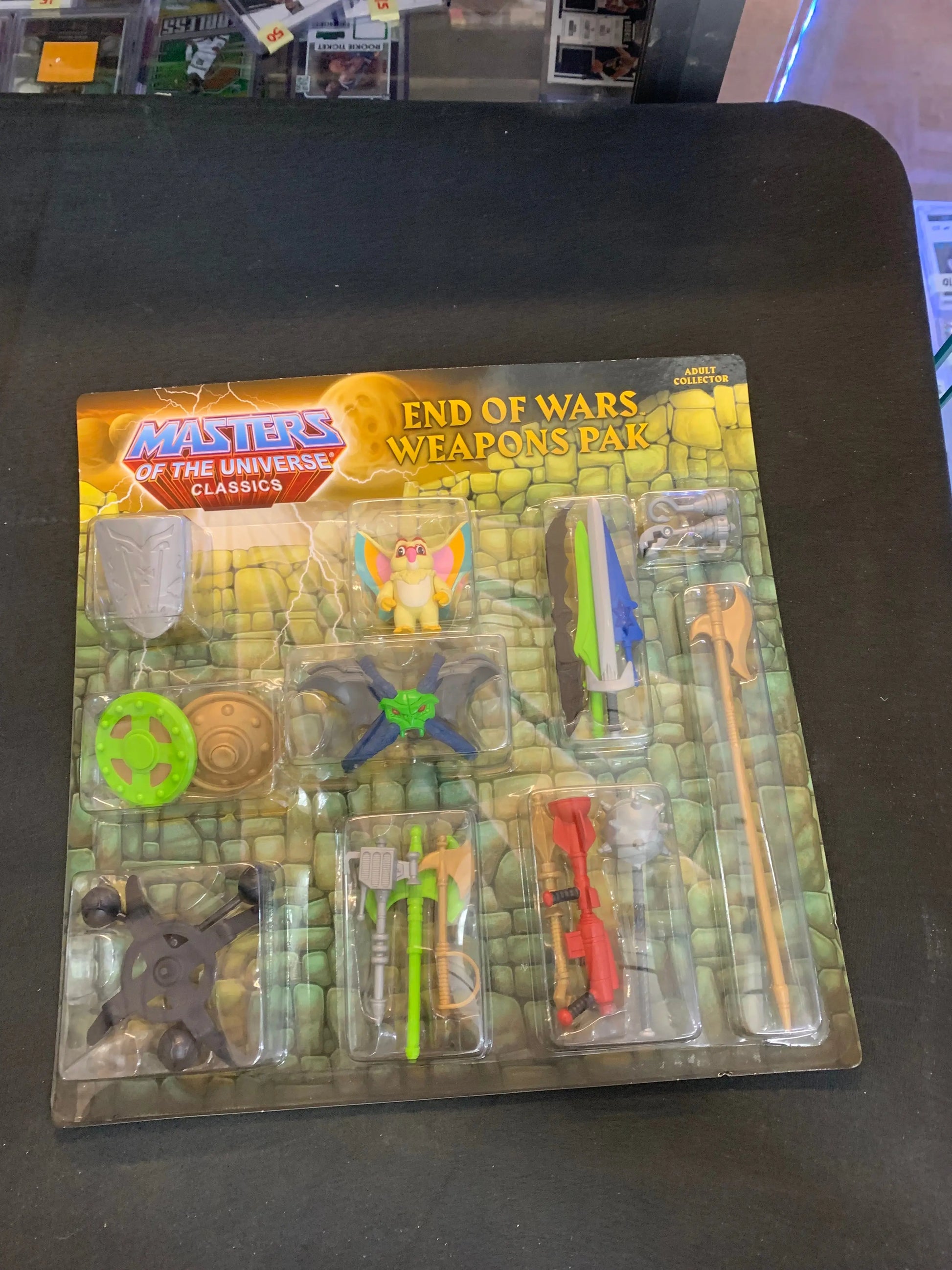 He-Man Masters of the Universe Classics Exclusive Weapons Pack End of Wars FRENLY BRICKS - Open 7 Days