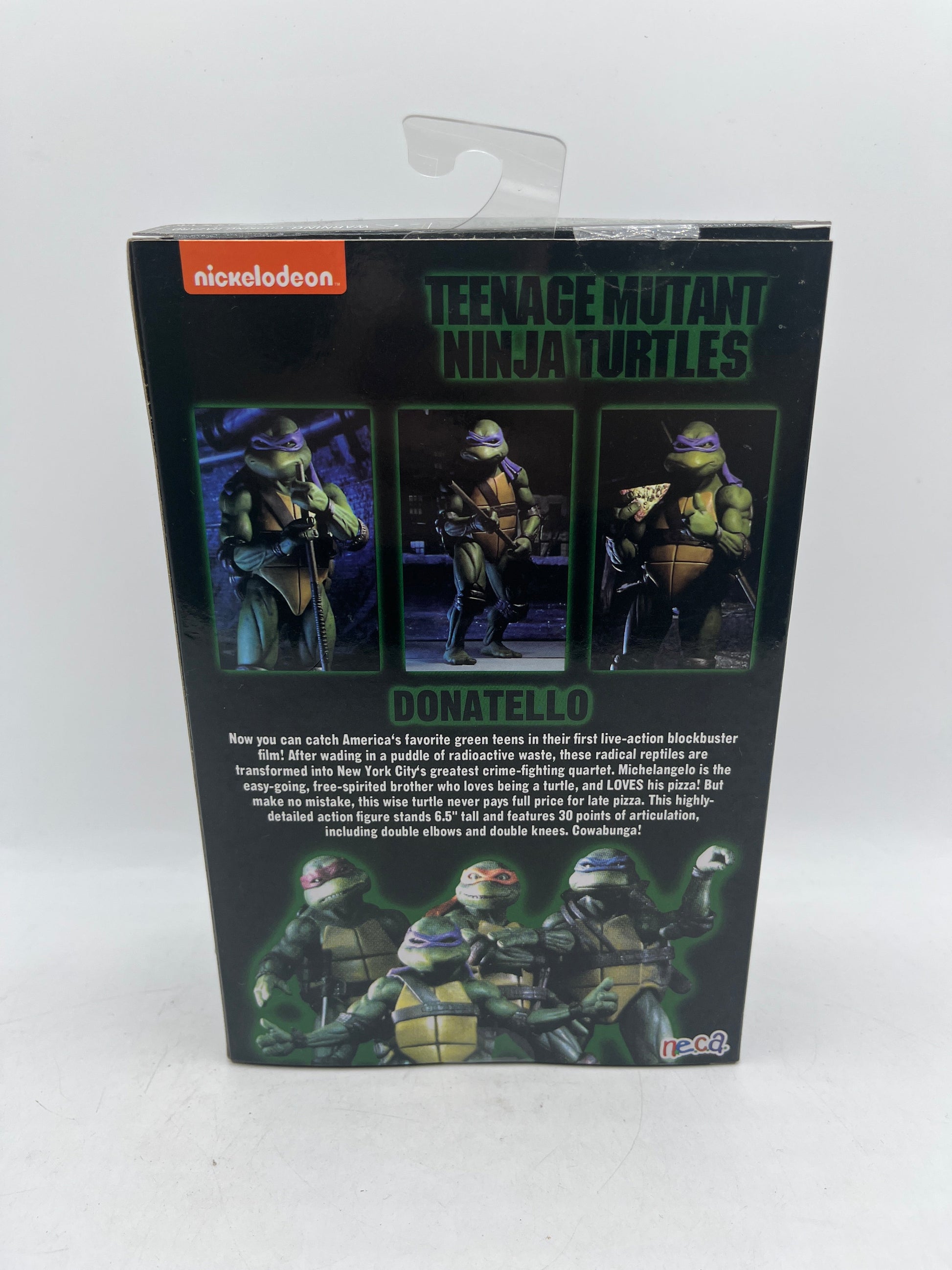 Authentic NECA Teenage Mutant Ninja Turtles (1990) Donatello Action Figure FRENLY BRICKS - Open 7 Days
