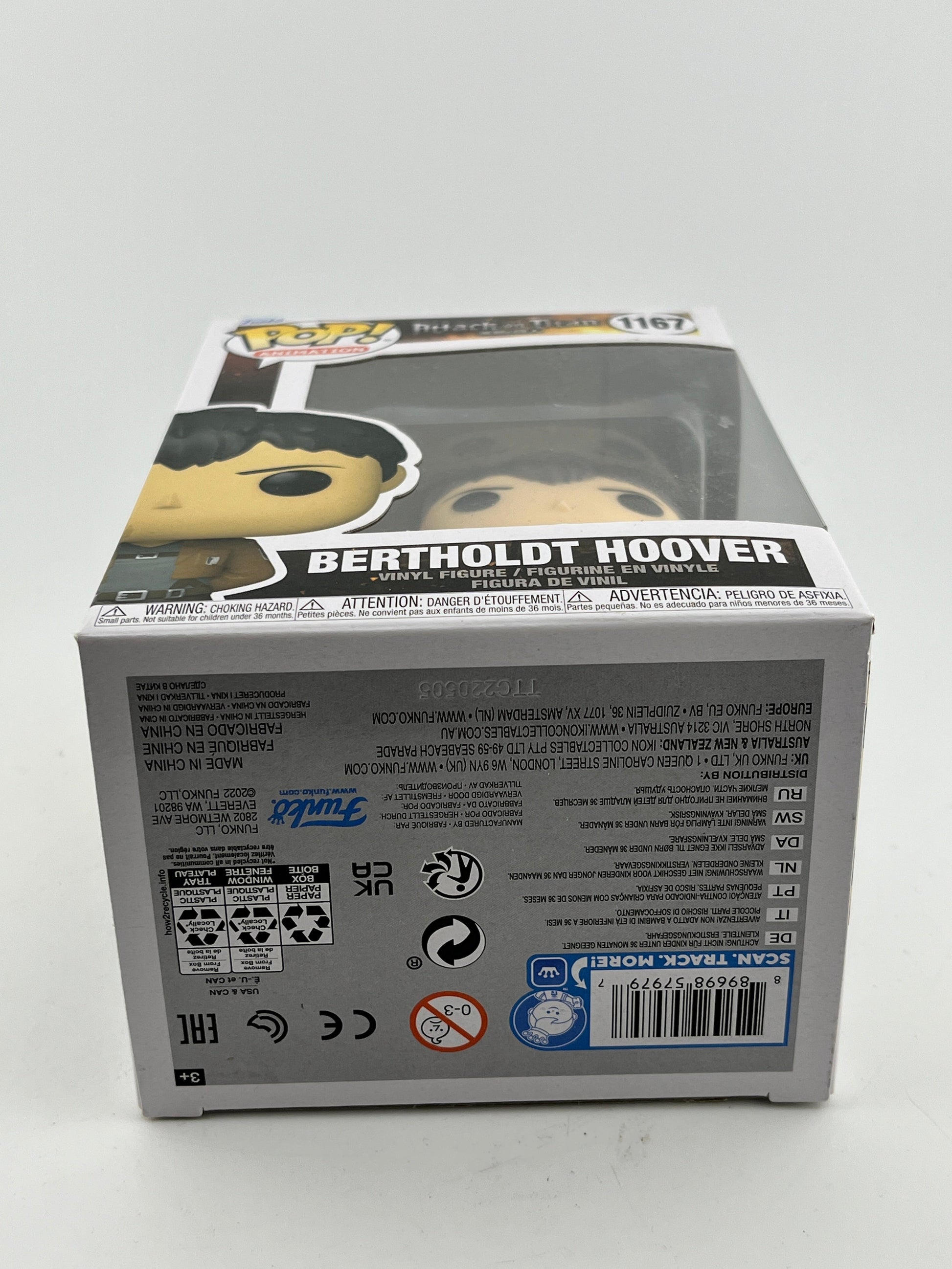 Funko POP! Animation Attack On Titan - Berthholdt Hoover #1167 - Vinyl Collectable FRENLY BRICKS - Open 7 Days
