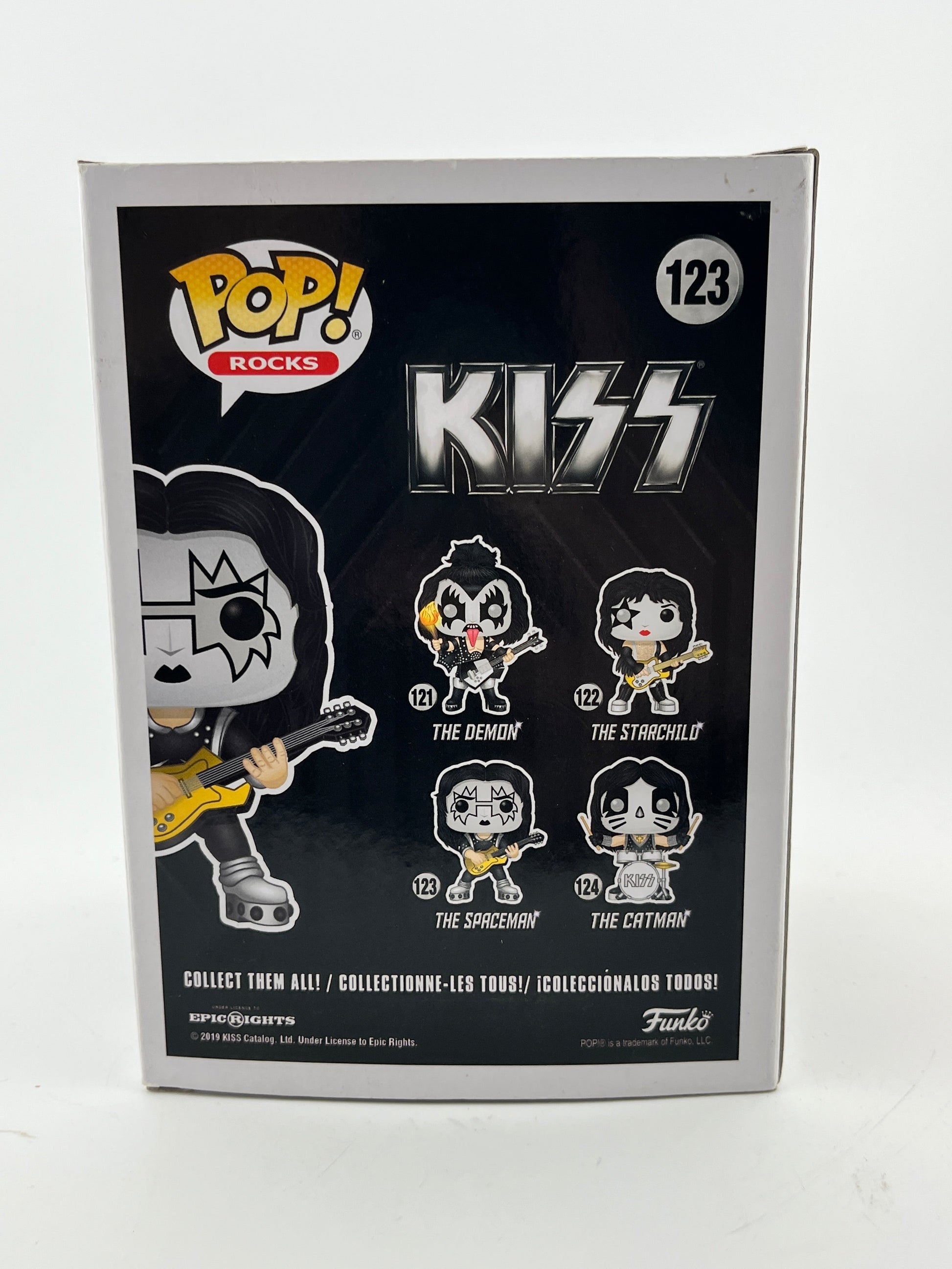 Funko POP! Rocks Kiss - The spaceman #123 - Glow In The Dark - Vinyl Collectable FRENLY BRICKS - Open 7 Days