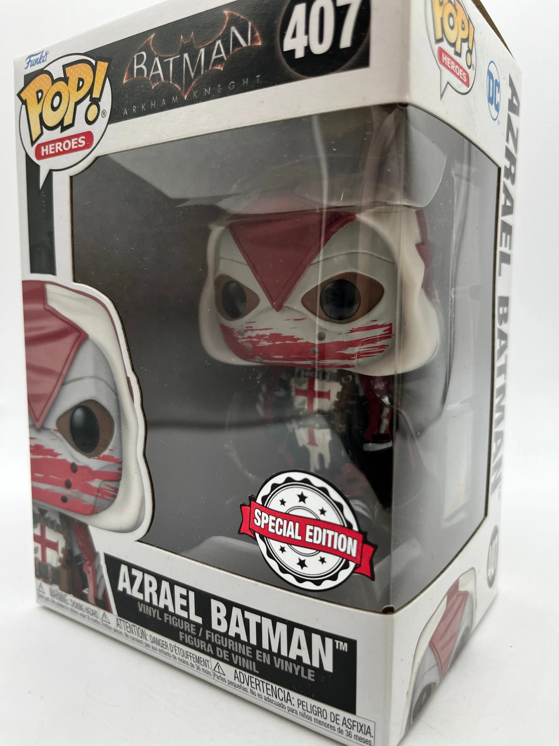 Funko POP! Heroes Batman Arkham Knight Azrael Batman #407 - Vinyl Collectable FRENLY BRICKS - Open 7 Days