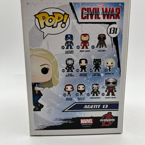 Funko POP! Marvel Captain America Civil War Agent 13 #131 - Vinyl Collectable FRENLY BRICKS - Open 7 Days