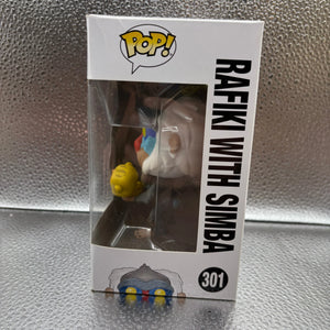 Funko Pop #301 Disney Rafiki With  Simba FRENLY BRICKS - Open 7 Days