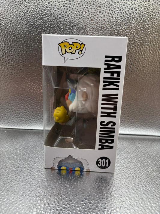 Funko Pop #301 Disney Rafiki With  Simba FRENLY BRICKS - Open 7 Days