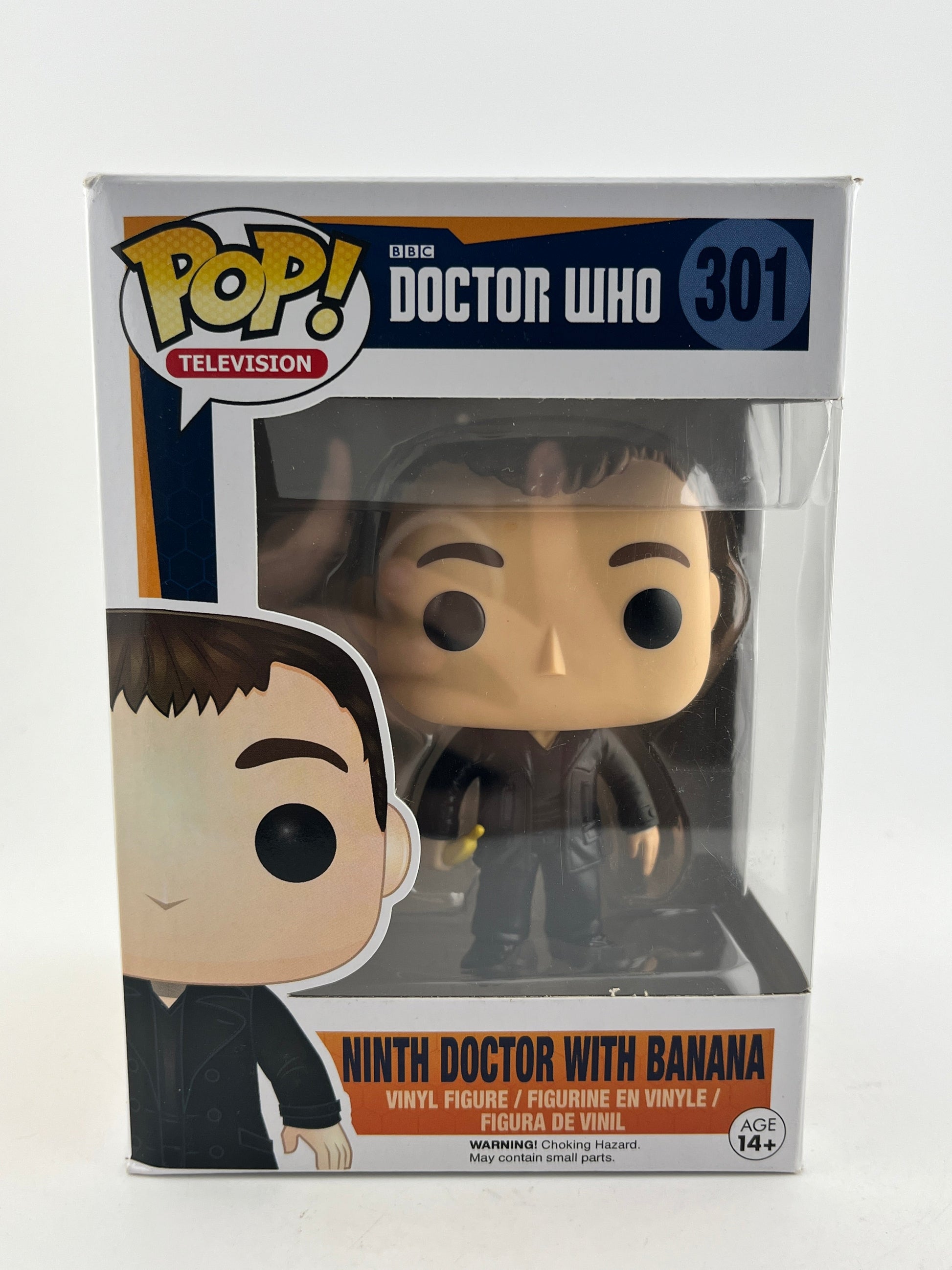 Funko POP! Television Doctor Who - Ninth Doctor With Banana #301 - Vinyl Collectable FRENLY BRICKS - Open 7 Days