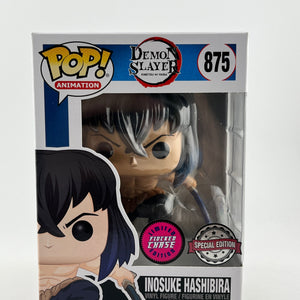 Funko POP! Animation Demon Slayer - Inosuke Hashibira #875 - Flocked Chase Limited Edition FRENLY BRICKS - Open 7 Days