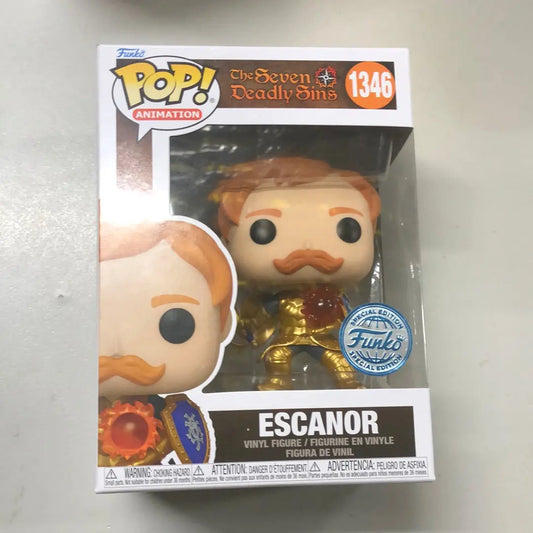 Seven Deadly Sins - Escanor #1346 Metallic Pop! Vinyl Figure NEW Funko FRENLY BRICKS - Open 7 Days