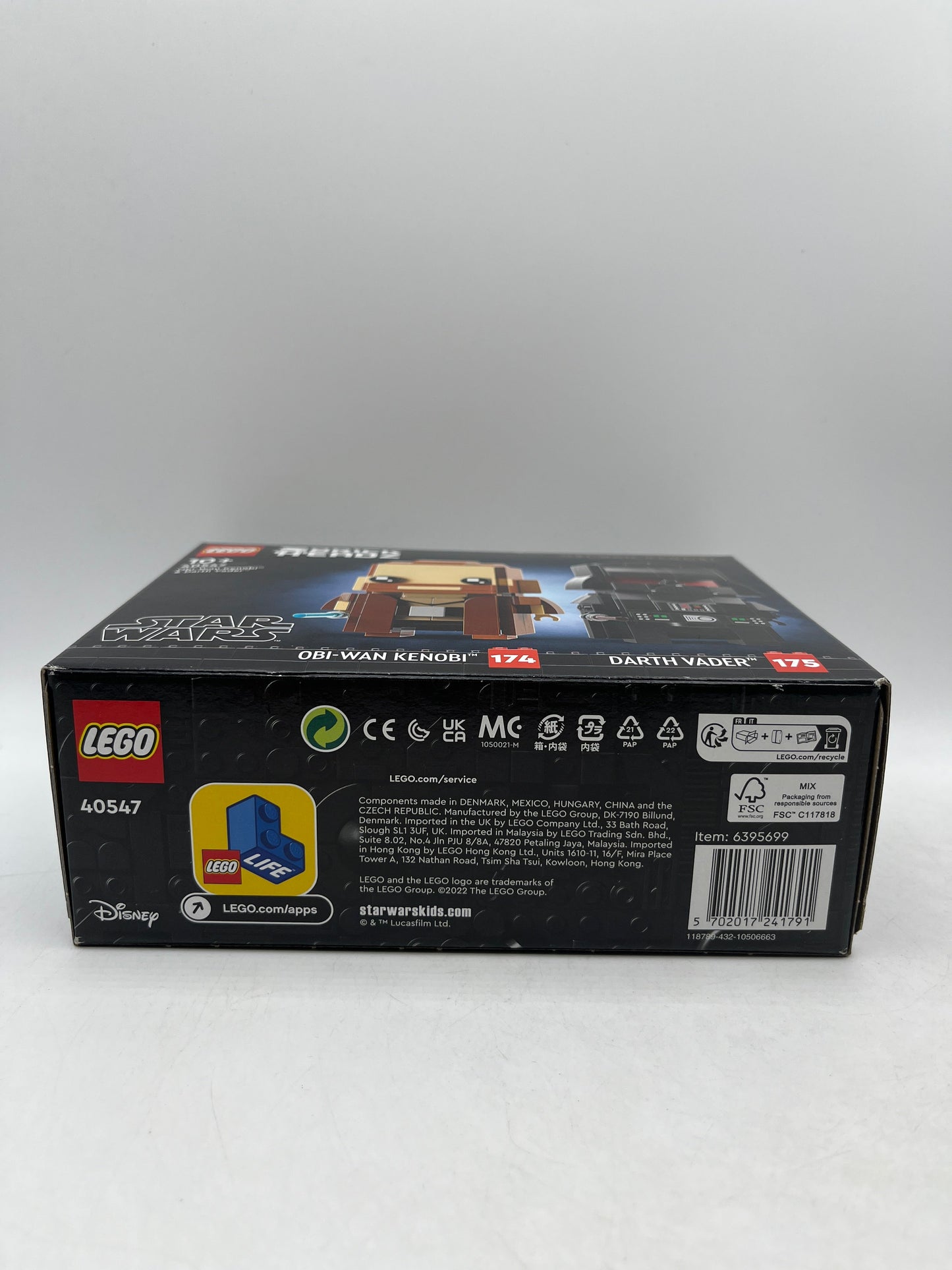 LEGO BRICKHEADZ: Obi-Wan Kenobi & Darth Vader (40547) FRENLY BRICKS - Open 7 Days