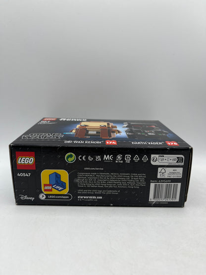LEGO BRICKHEADZ: Obi-Wan Kenobi & Darth Vader (40547) FRENLY BRICKS - Open 7 Days