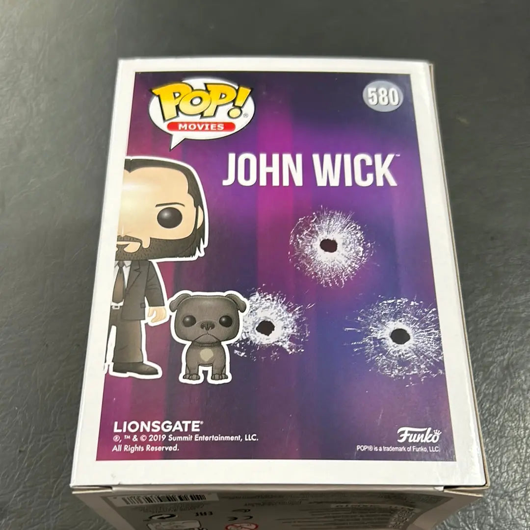 Funko POP John Wick With Dog #580 Vinyl Movies FRENLY BRICKS - Open 7 Days