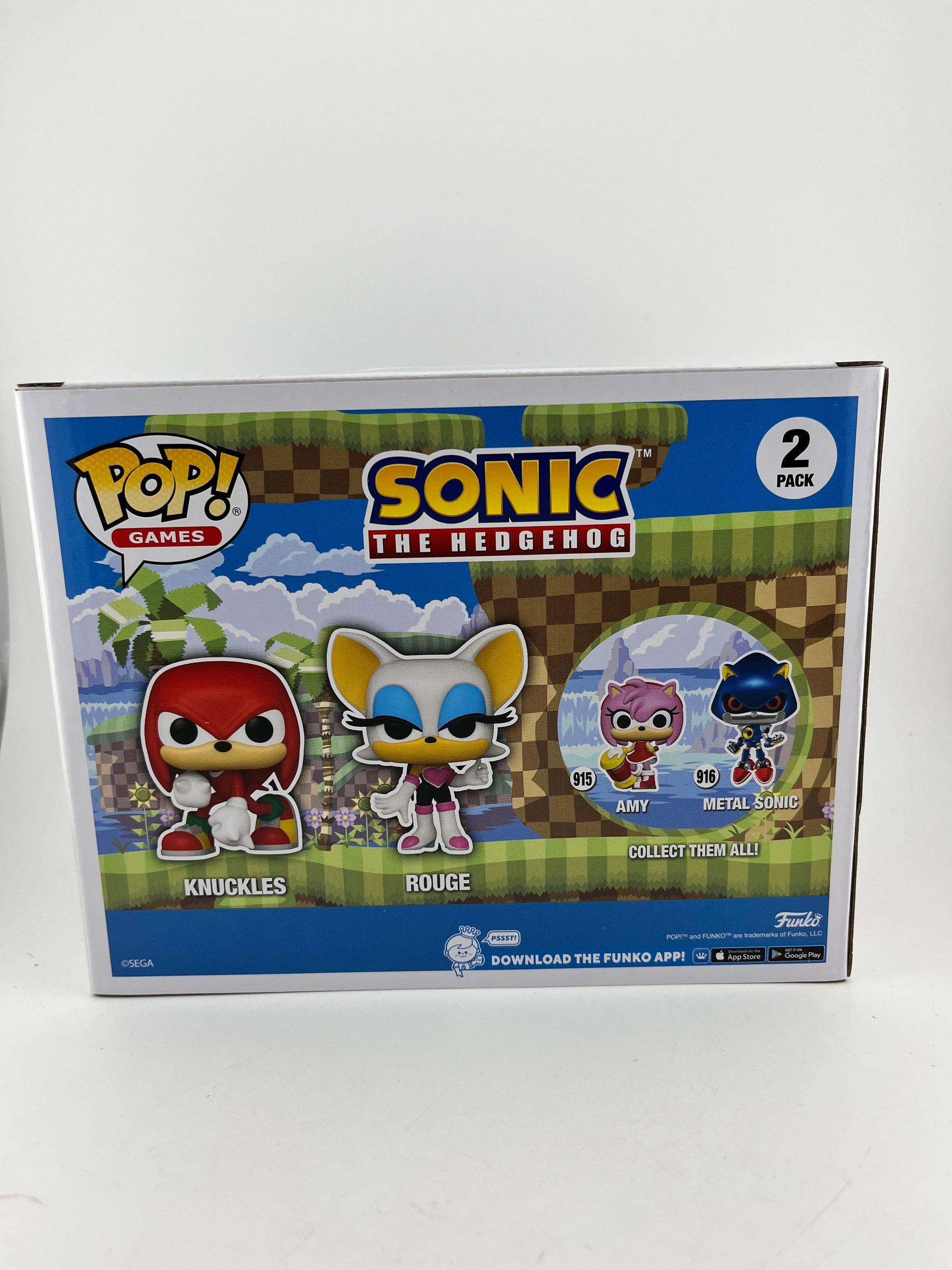 Funko POP! Games Sonic The Hedgehog - Knuckles & Rouge (2 Pack) - Special Edition FRENLY BRICKS - Open 7 Days
