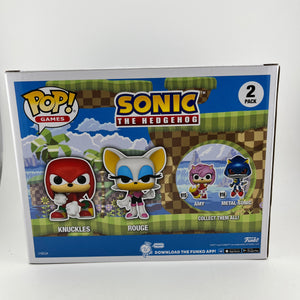 Funko POP! Games Sonic The Hedgehog - Knuckles & Rouge (2 Pack) - Special Edition FRENLY BRICKS - Open 7 Days