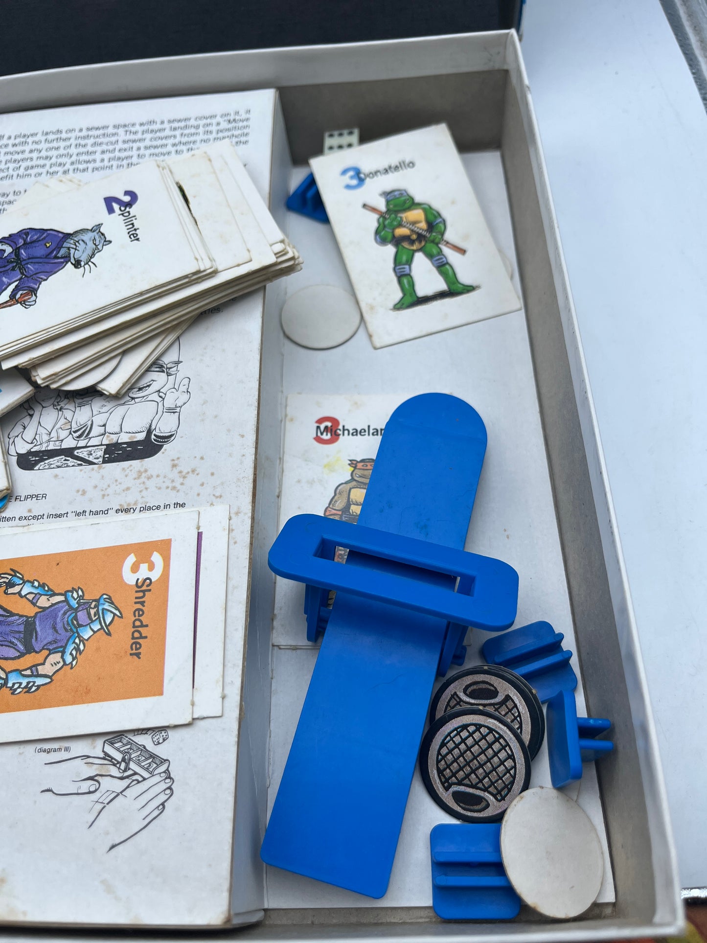 1987 TMNT Teenage Mutant Ninja Turtles Pizza Power Board