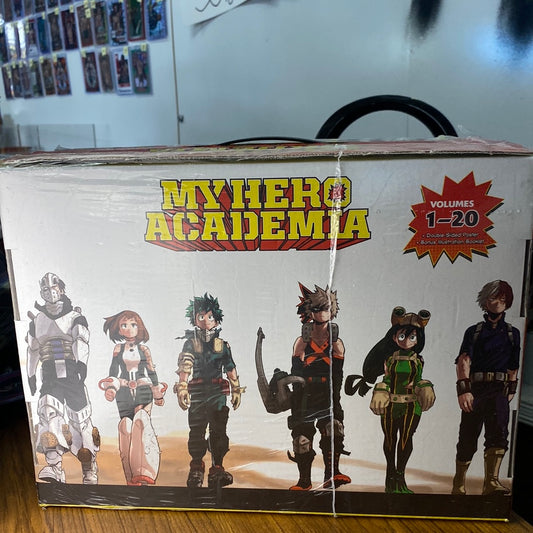 VIZ Comics SEALED - My Hero Academia Box Set 1 By Kohei Horikoshi Paperback VOLUMES 1-20 FRENLY BRICKS - Open 7 Days