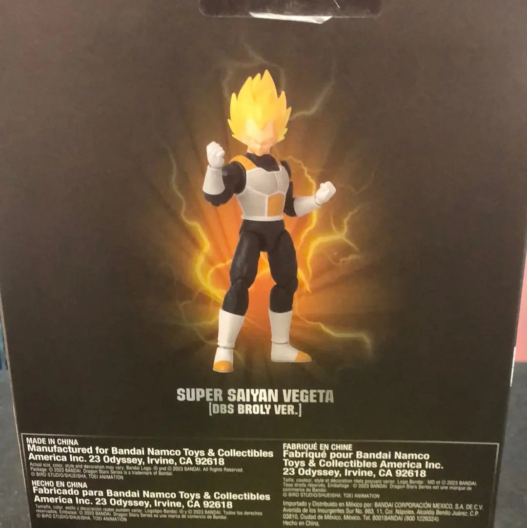 Dragon Ball Super Dragon Stars Super Saiyan Vegeta DBS Broly Version Figure FRENLY BRICKS - Open 7 Days