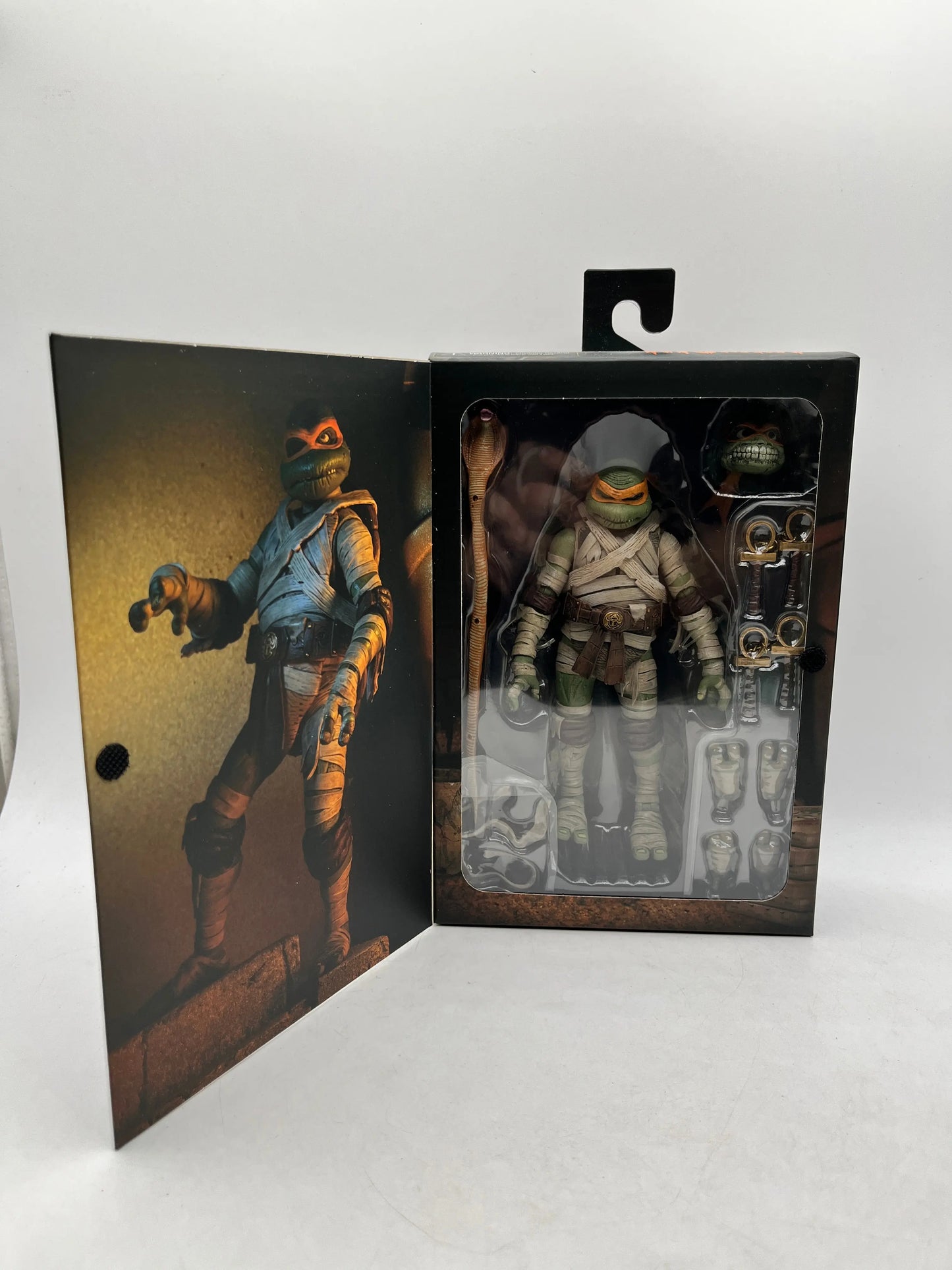 Official NECA Michelangelo As Mummy Monster Teenage Mutant Ninja Turtles TMNT 7" - Sealed FRENLY BRICKS - Open 7 Days