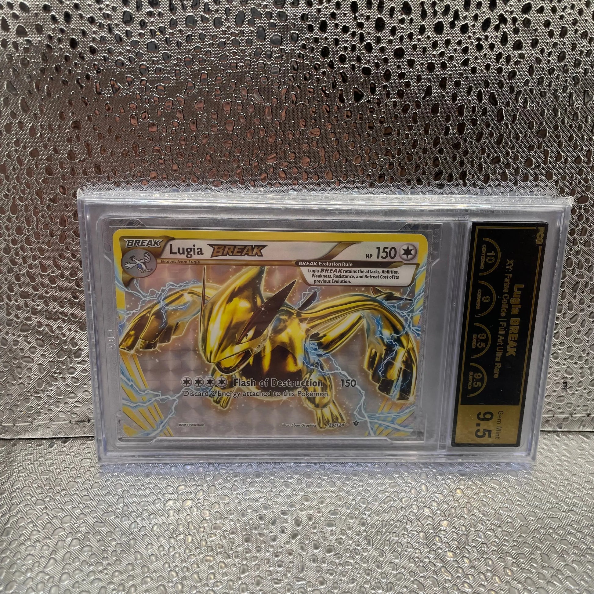 Pokemon TCG Lugia Break Full Art Fates Collide 79/124 Graded PCG 9.5 Slab FRENLY BRICKS - Open 7 Days