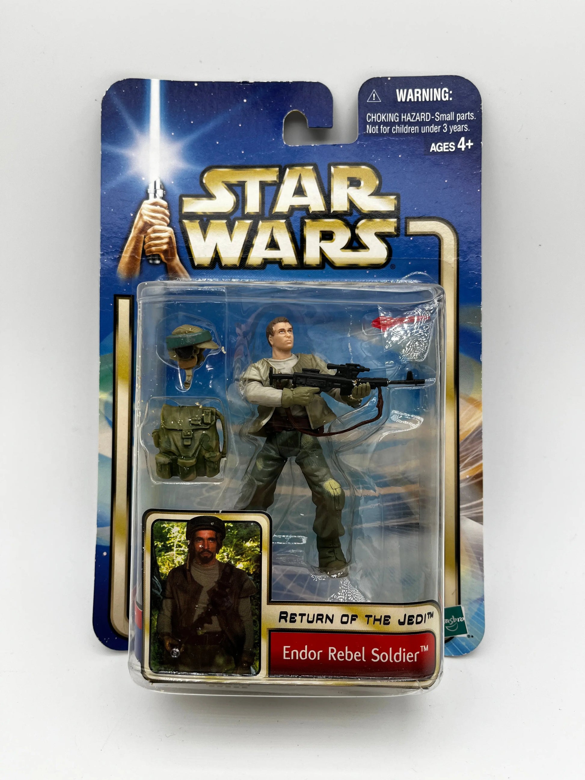 Star Wars Endor Rebel Soldier Return of the Jedi Hasbro 2002 FRENLY BRICKS - Open 7 Days