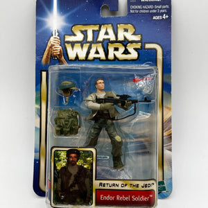 Star Wars Endor Rebel Soldier Return of the Jedi Hasbro 2002 FRENLY BRICKS - Open 7 Days