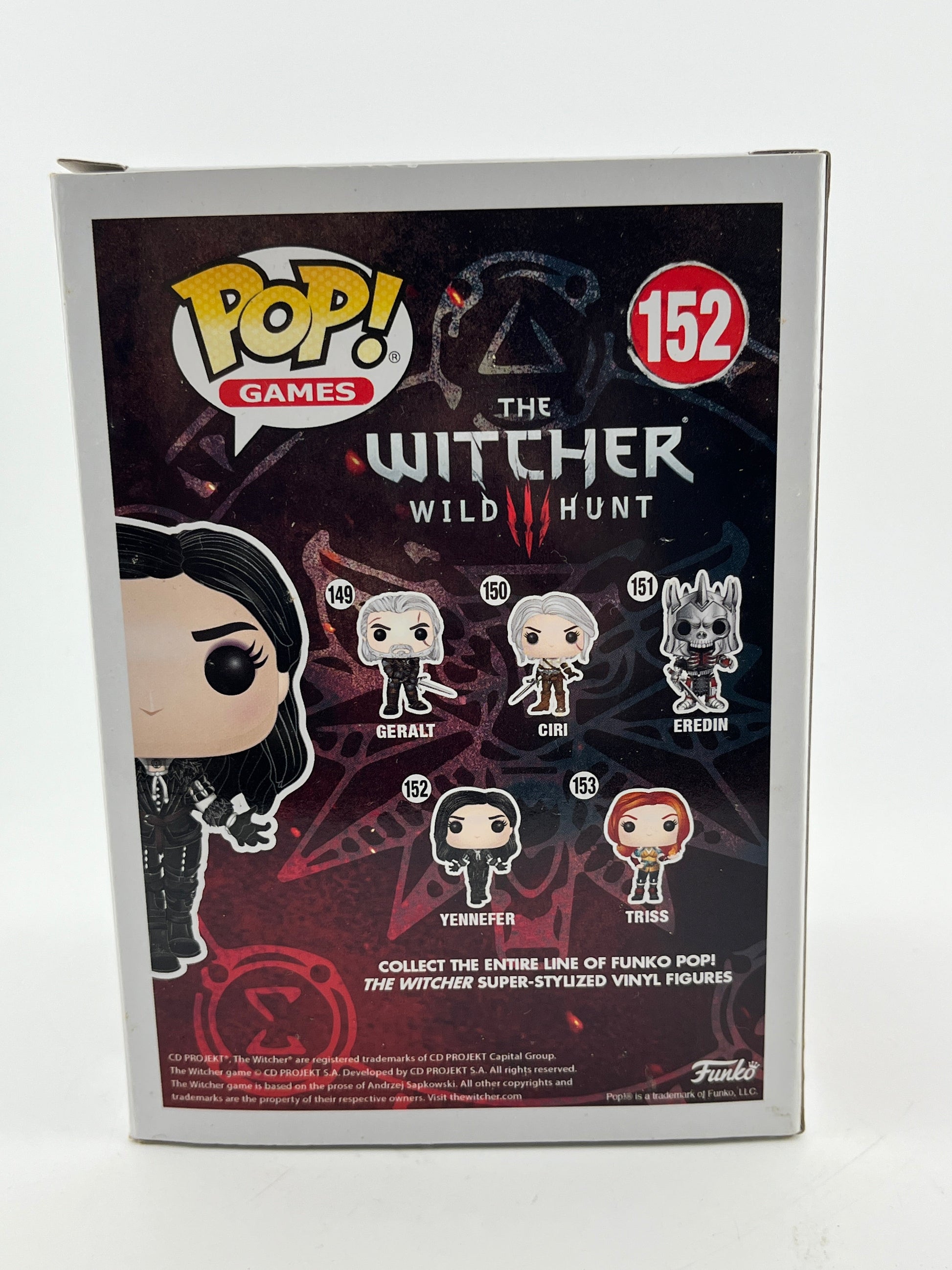 Funko POP! Games The Witcher - Yennefer #152 - Vinyl Collectable FRENLY BRICKS - Open 7 Days