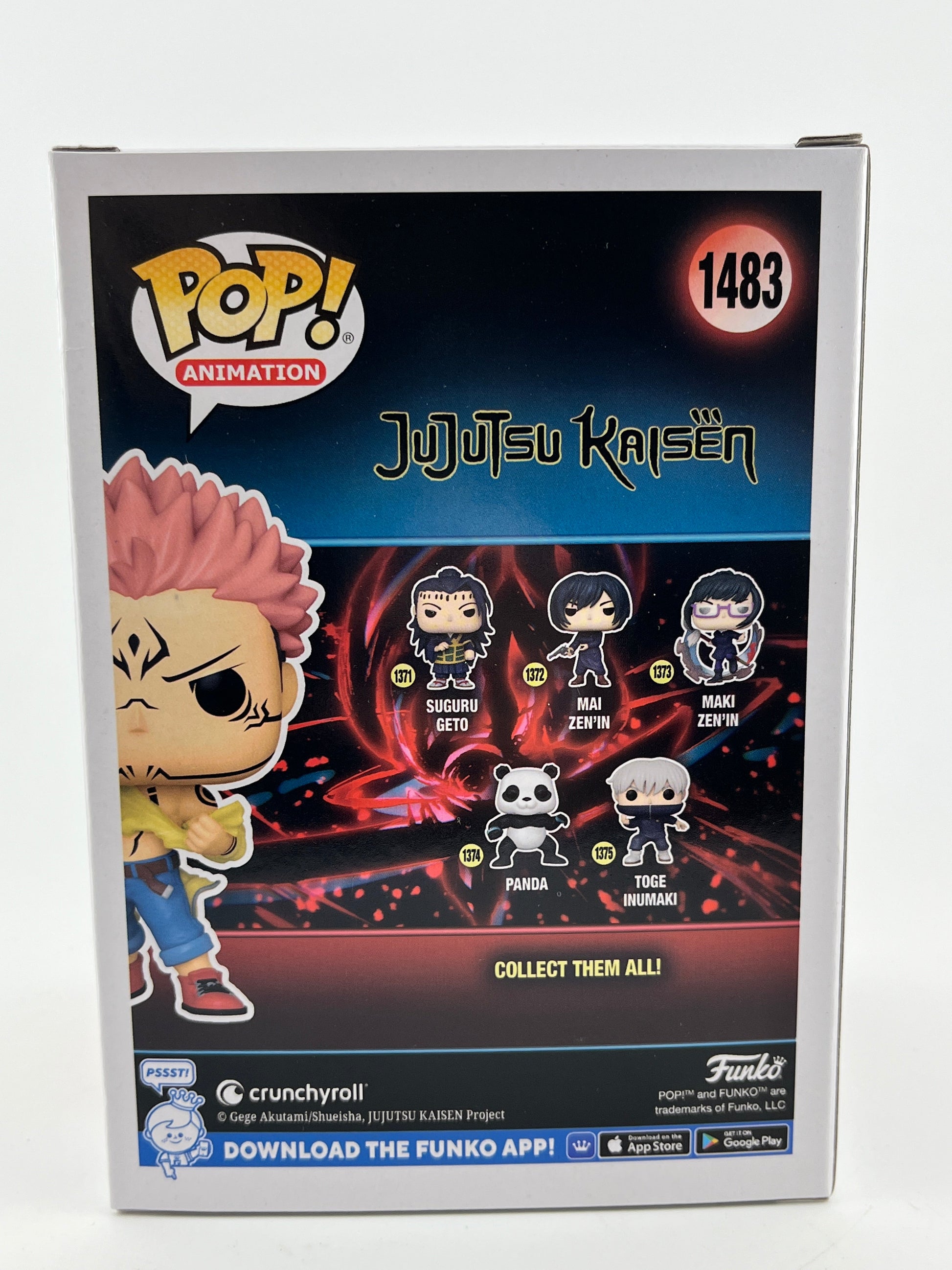 Funko POP! Animation JuJuTsu Kaisen - Ryomen Sukana #1483 - Special Edition FRENLY BRICKS - Open 7 Days