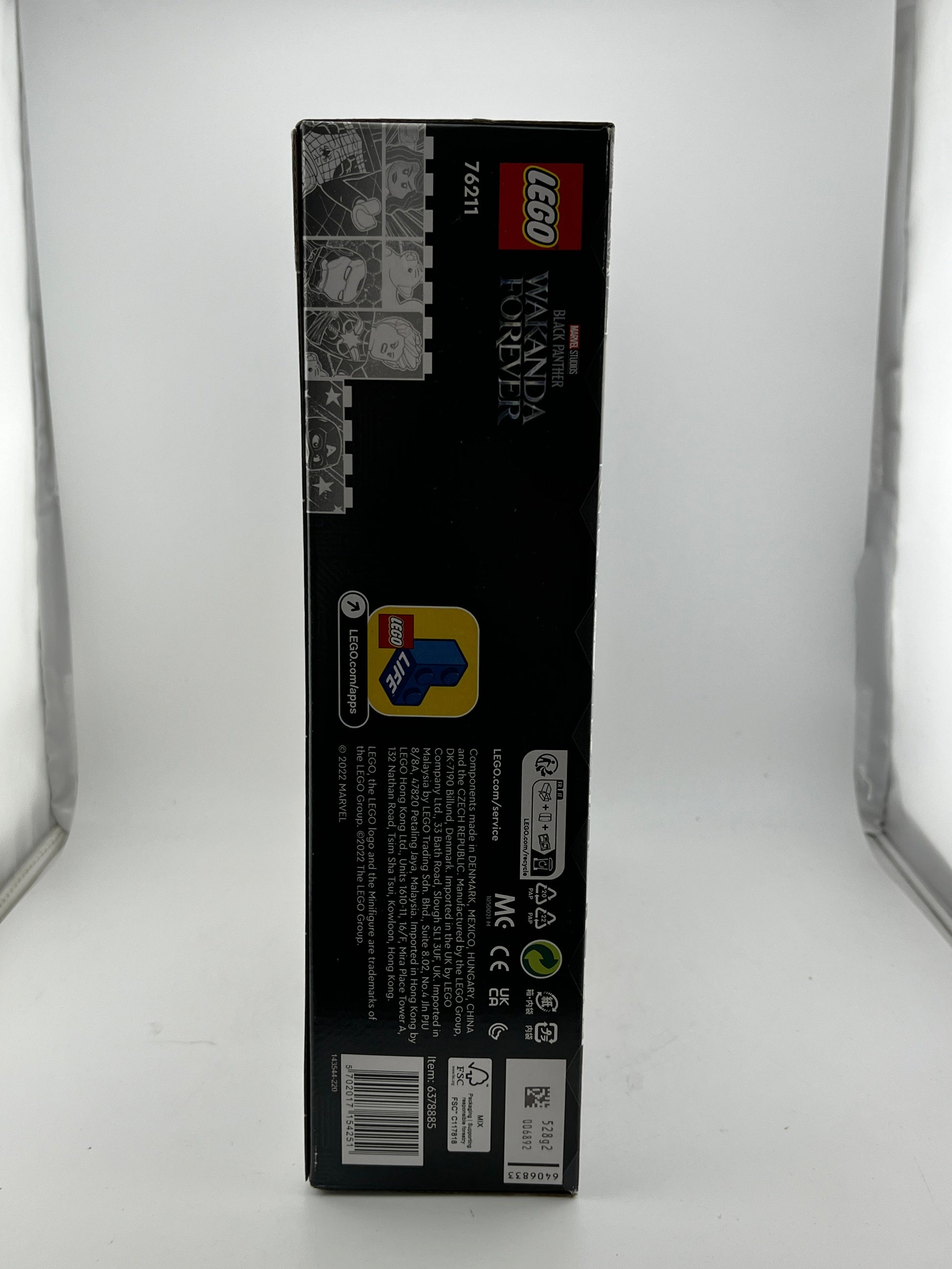 Lego Marvel - Black Panther Wakanda Forever Shuri’s Sunbird 76211 - Sealed FRENLY BRICKS - Open 7 Days