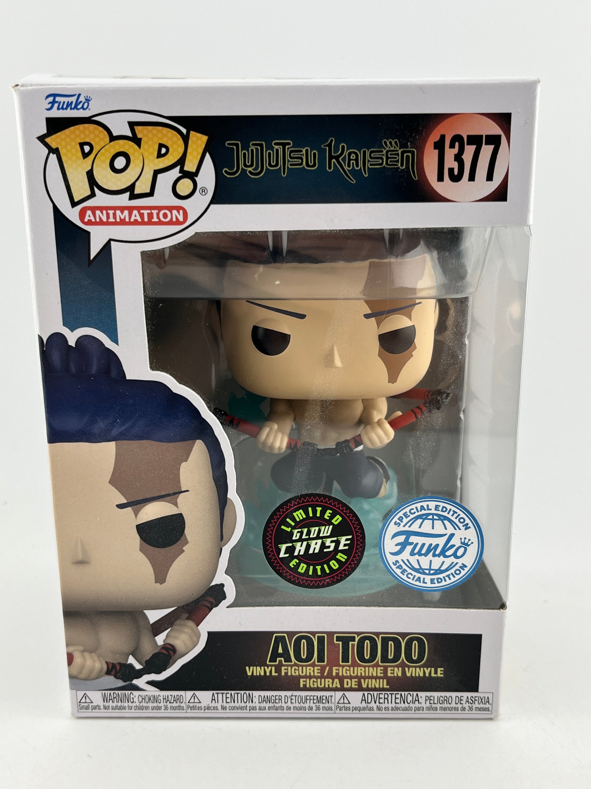 Funko POP! Animation JuJuTsu Kaisen - Aoi Todo #1377 - Glow Chase - Special Edition FRENLY BRICKS - Open 7 Days