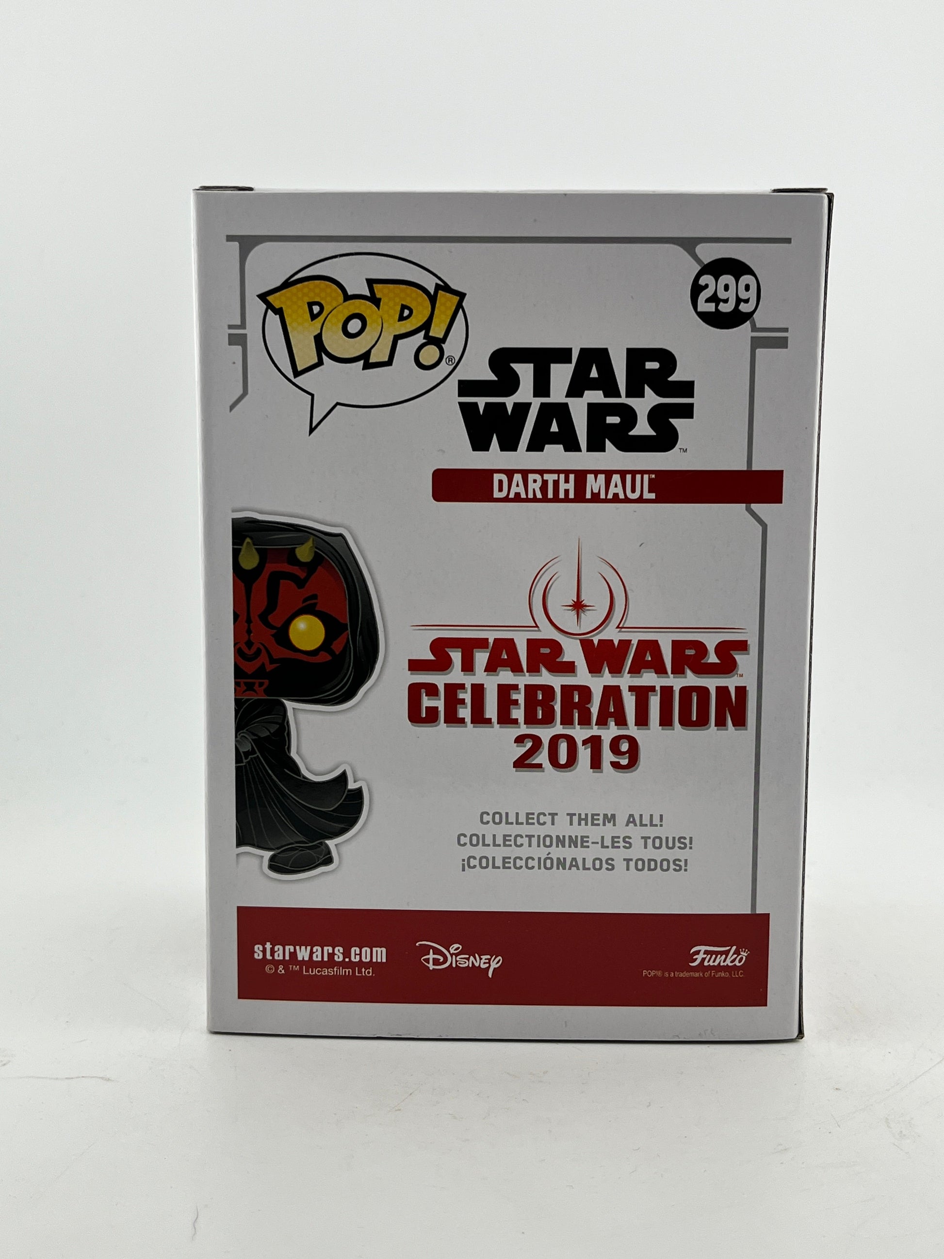 Funko POP! Star Wars - Darth Maul - 2019 Galactic Convention Exclusive FRENLY BRICKS - Open 7 Days