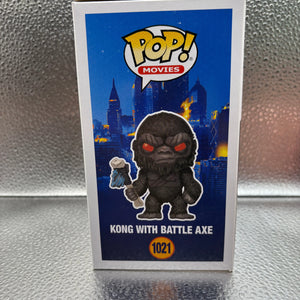 Funko Pop Vinyl #1021 Movies Kong With Battle Axe FRENLY BRICKS - Open 7 Days