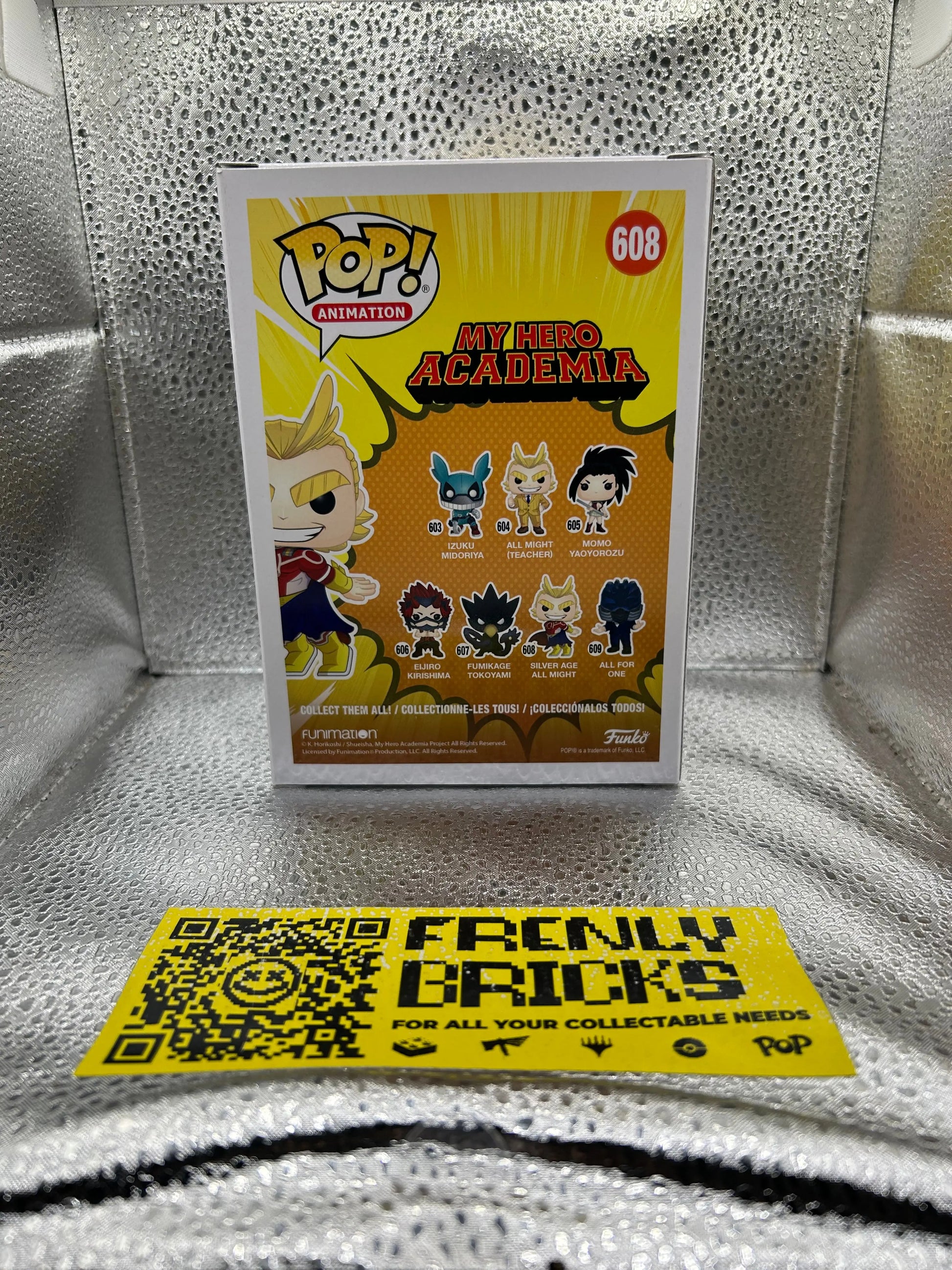 POP MY HERO ACADEMA 608 SILVER AGE ALL MIGHT FRENLY BRICKS - Open 7 Days