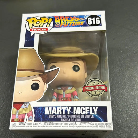 Funko Pop Back to the Future 816 Marty McFly Special Edition FRENLY BRICKS - Open 7 Days