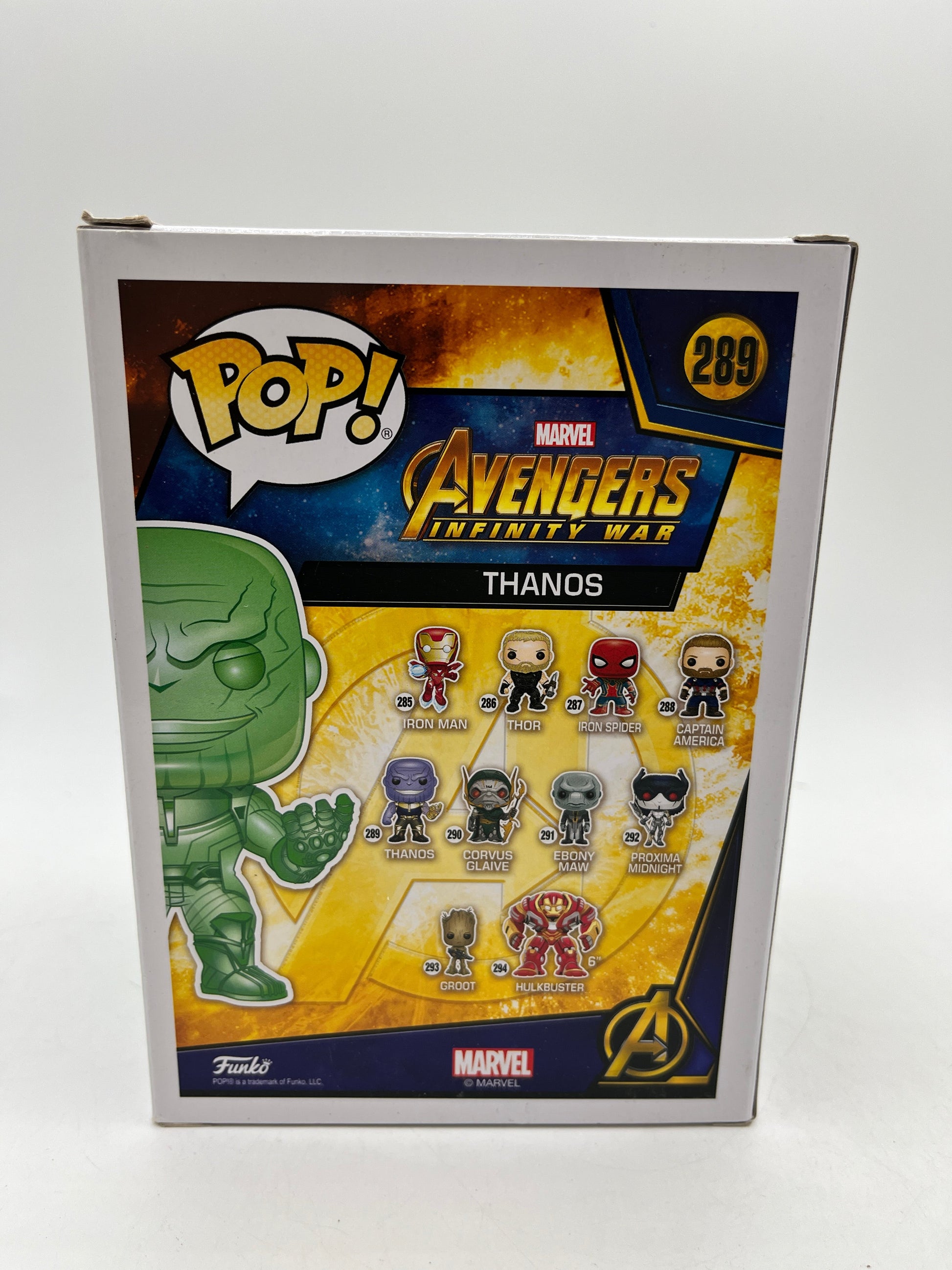 Funko POP! Marvel Avengers Infinity War - Thanos #289 - Walmart Exclusive FRENLY BRICKS - Open 7 Days