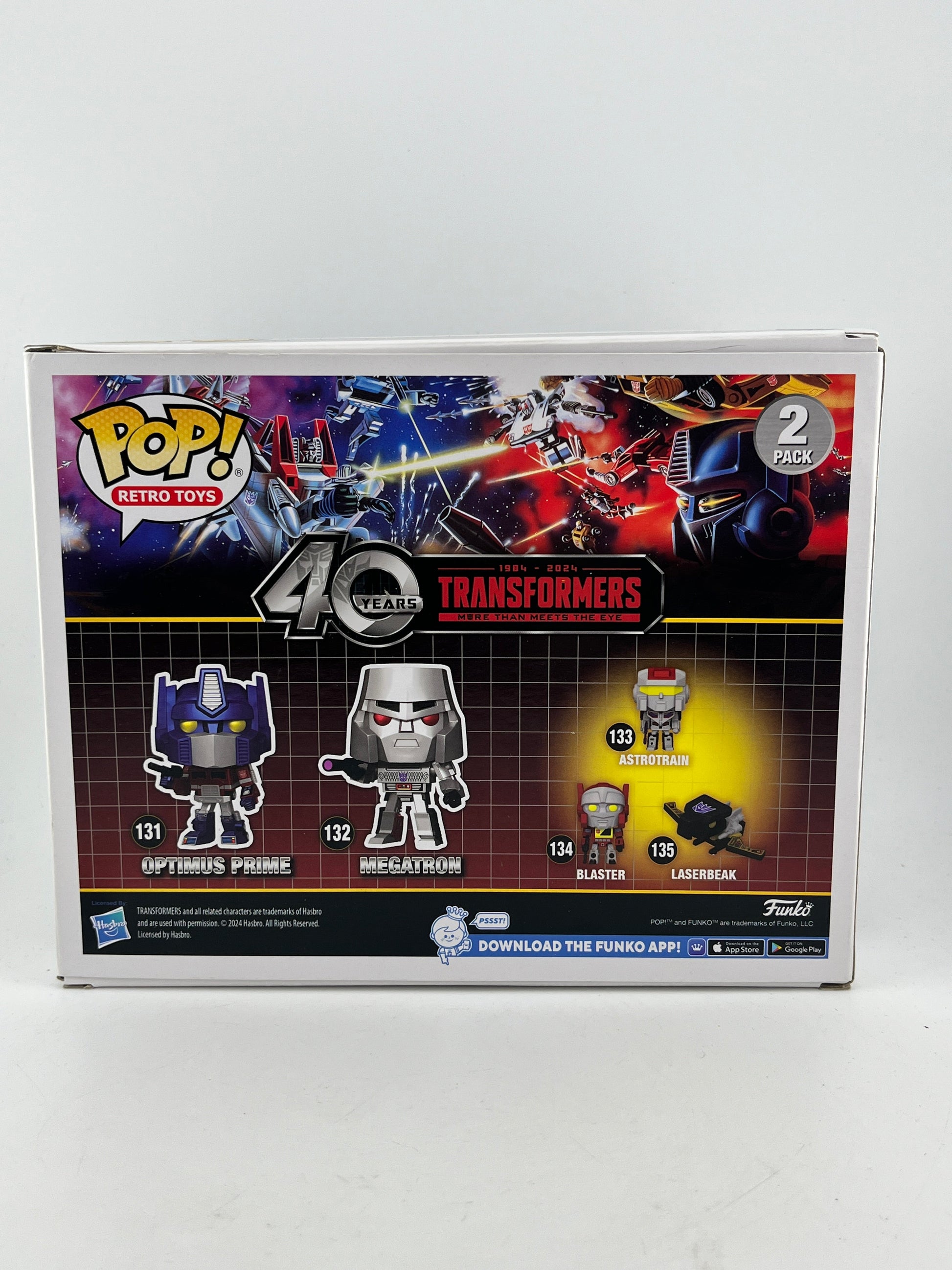 Funko POP! Retro Toys Transformers - Optimus Prime & Megatron #2 Pack - 40th Anniversary FRENLY BRICKS - Open 7 Days