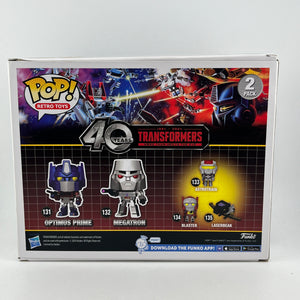 Funko POP! Retro Toys Transformers - Optimus Prime & Megatron #2 Pack - 40th Anniversary FRENLY BRICKS - Open 7 Days