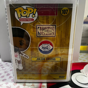 Funko Pop Vinyl Basketball NY Nets Julius Erving #107 FRENLY BRICKS - Open 7 Days