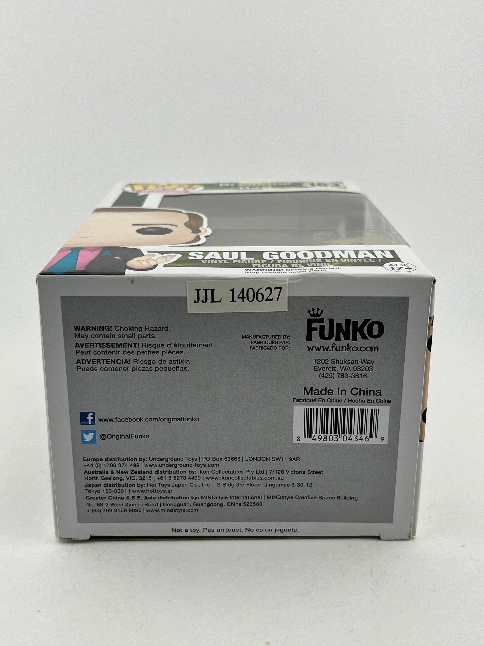 Funko POP! Television Breaking Bad - Saul Goodman #163 - Vinyl Collectable FRENLY BRICKS - Open 7 Days