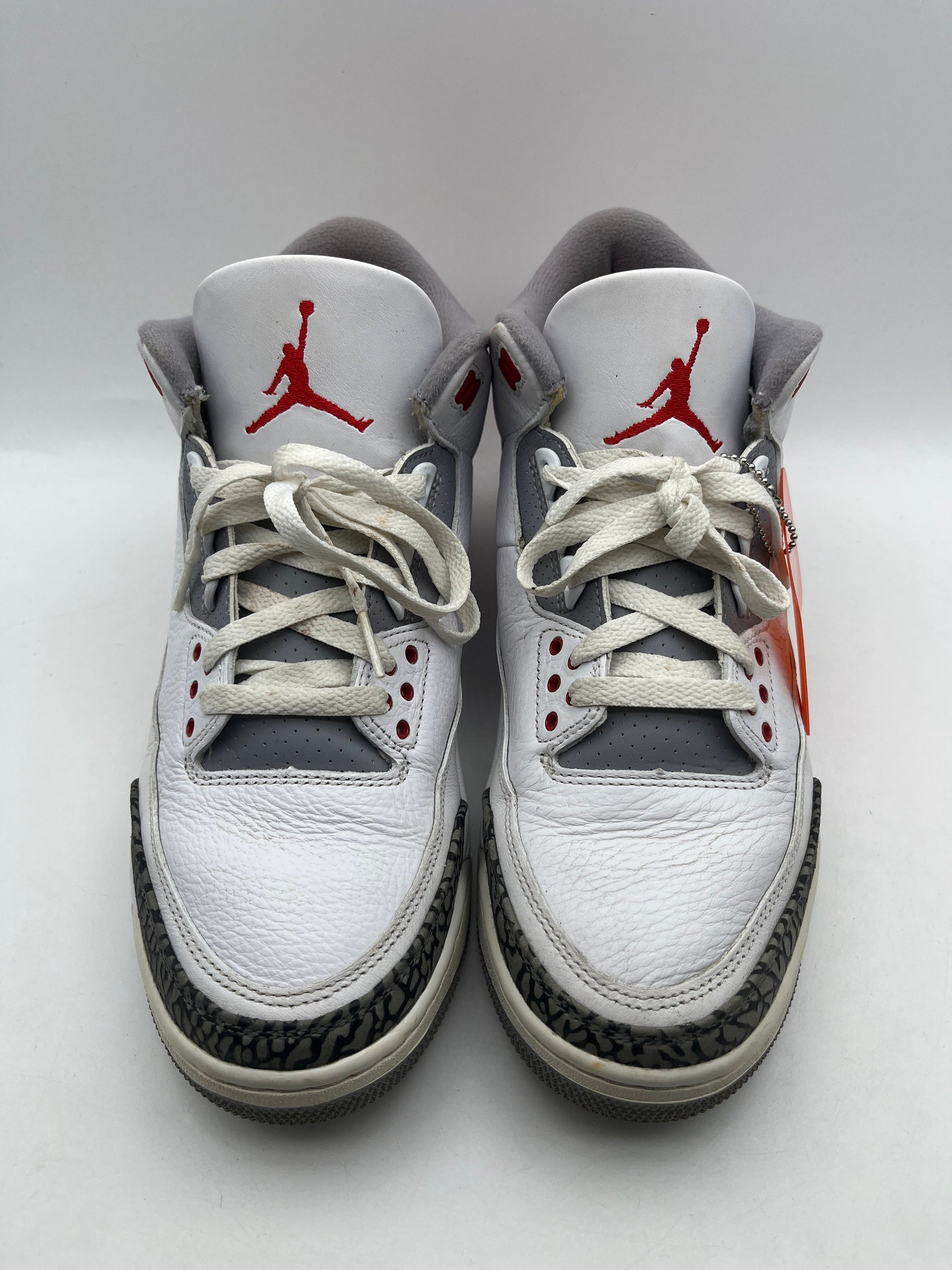Size 10 Men’s- Nike Jordan 3 Retro Fire Red 2022 DN3707-160 Used FRENLY BRICKS - Open 7 Days