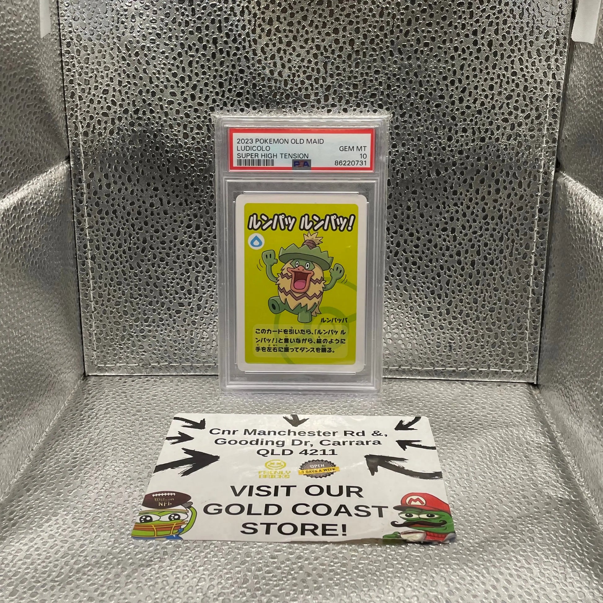 Ludicolo 2023 Super High Tension Pokemon Old Maid Gem Mt 10 PSA 10 FRENLY BRICKS - Open 7 Days