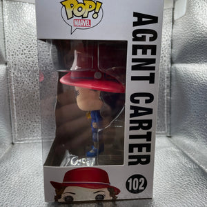 Agent Carter (Gold Orb) 102 ~ Marvel ~ Funko Pop Vinyl RARE FRENLY BRICKS - Open 7 Days