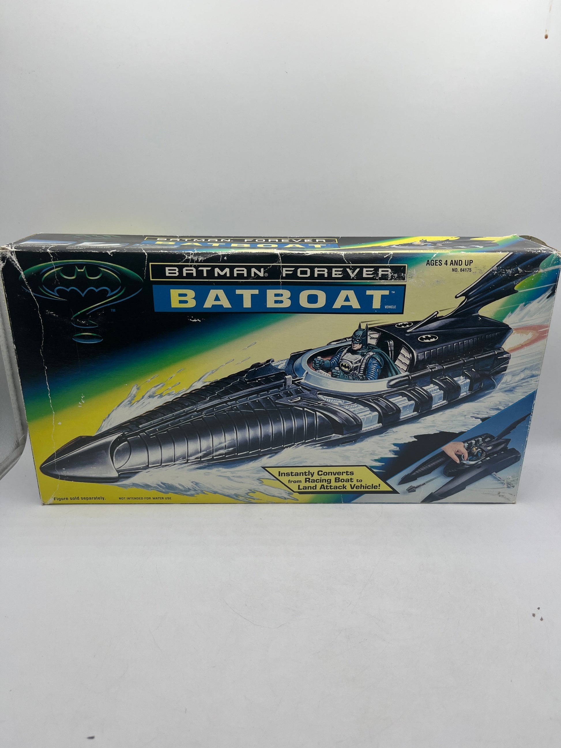 Batman Forever Batboat Action Figure Vehicle 1995 Kenner FRENLY BRICKS - Open 7 Days