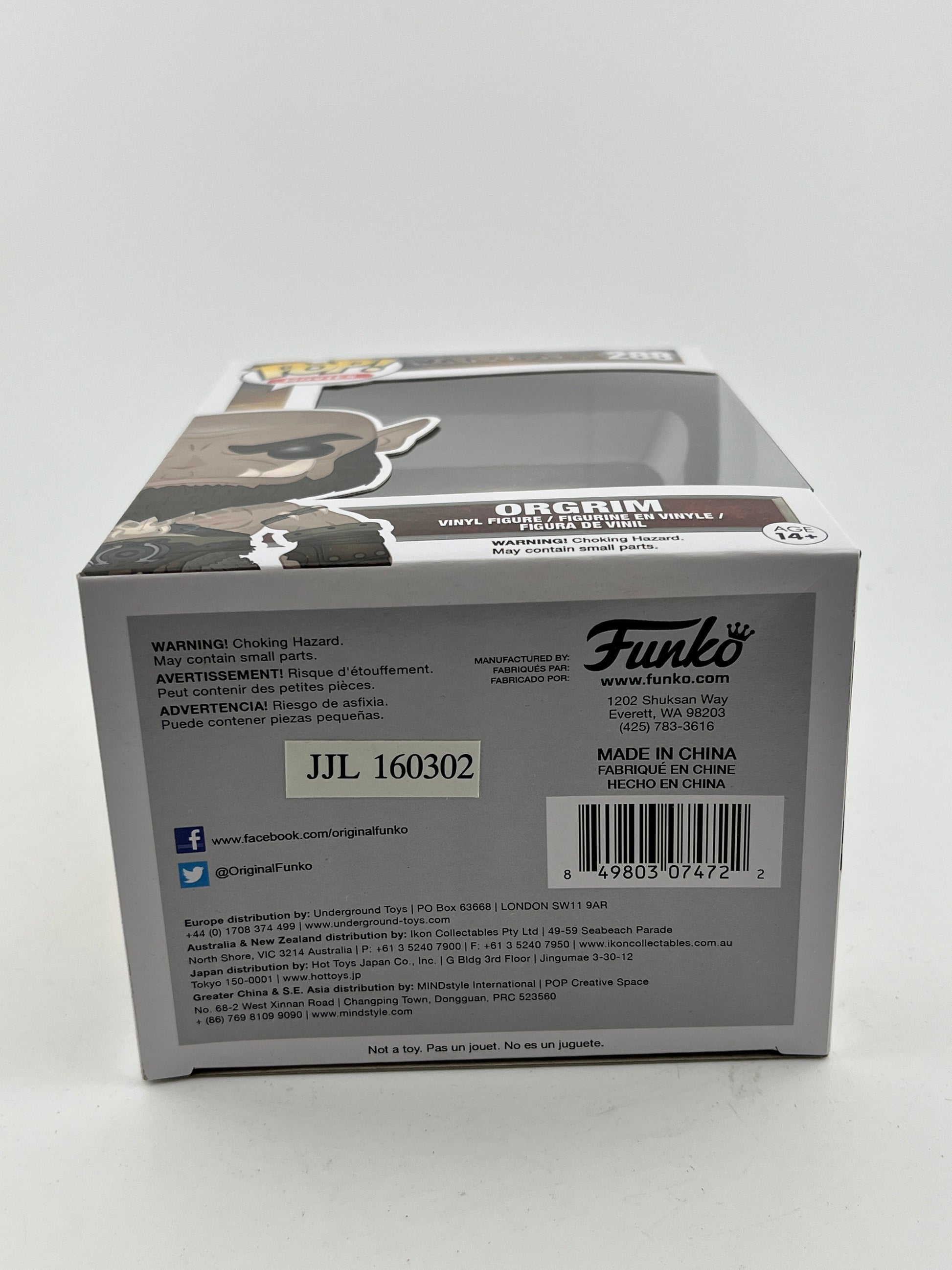 Funko POP! Movies Warcraft - Orgrim #288 - Vinyl Collectable FRENLY BRICKS - Open 7 Days