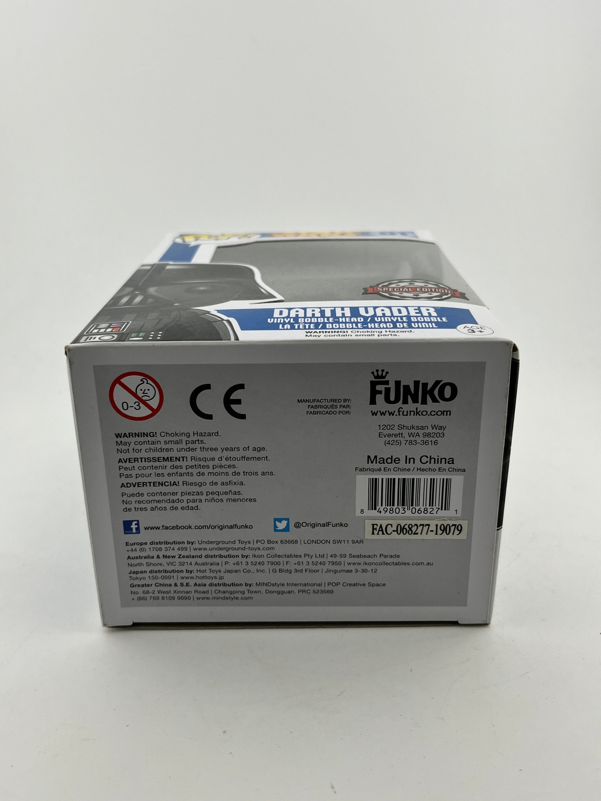 Funko POP! Star Wars - Darth Vader #01 - Special Edition FRENLY BRICKS - Open 7 Days